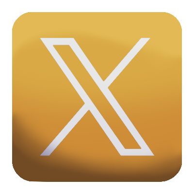 An icon for X of the letter X.